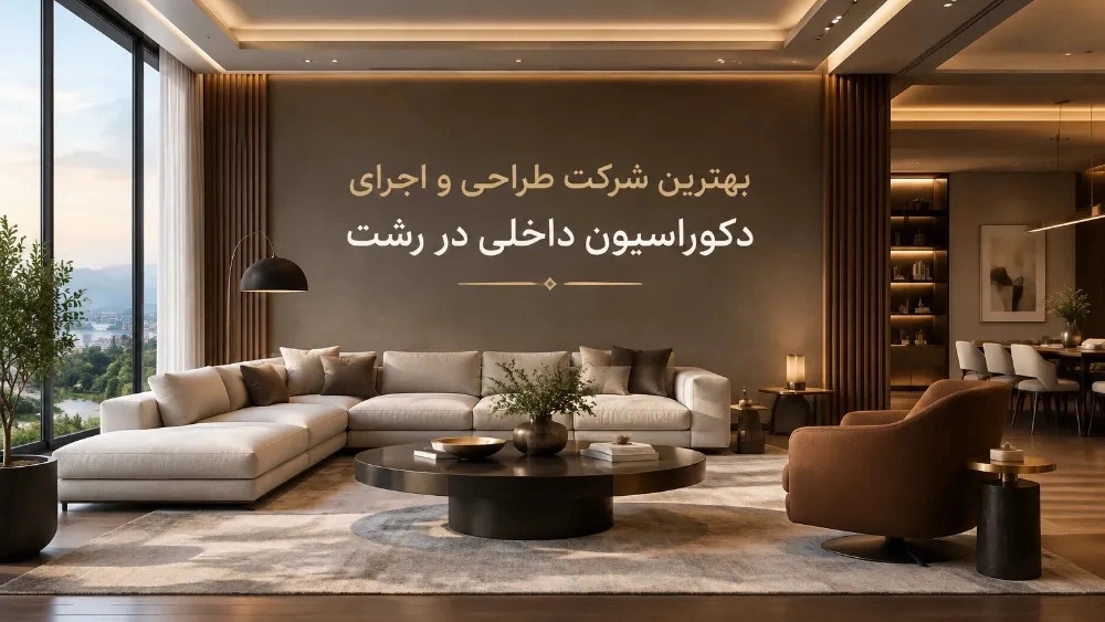 بهترین شرکت‌ طراحی و اجرای دکوراسیون داخلی در رشت